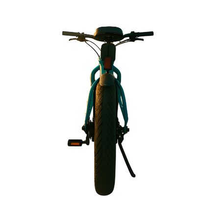 Stellar R1 Fat Electric Bike rear view with fat tire and kickstand